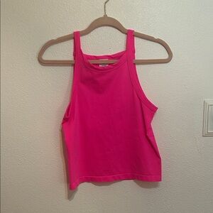 No Boundaries Hot Pink Tank Top